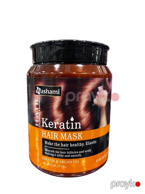 Saçlar üçün maska Keratin & Argan Oil 1000 ml — Bakı