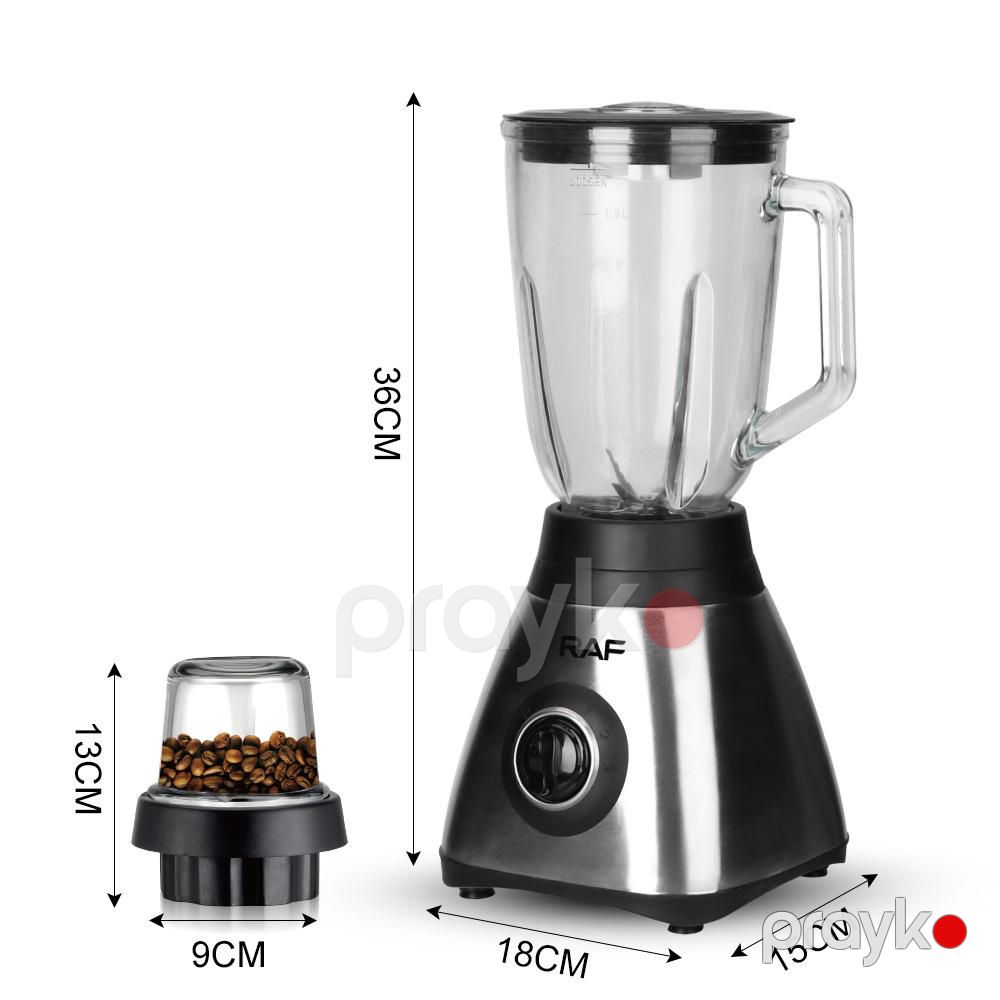 2-si 1 Arada Peşəkar Çoxfunkiyalı Smoothie Blender R.302 3 Sürət Ayarlı Buz Qırma Özəlliyi İlə Dayanıqlı Şüşə Blender 1.5L — Blenderlər, xırdalayanlar və mikserlər, Bakı (8)
