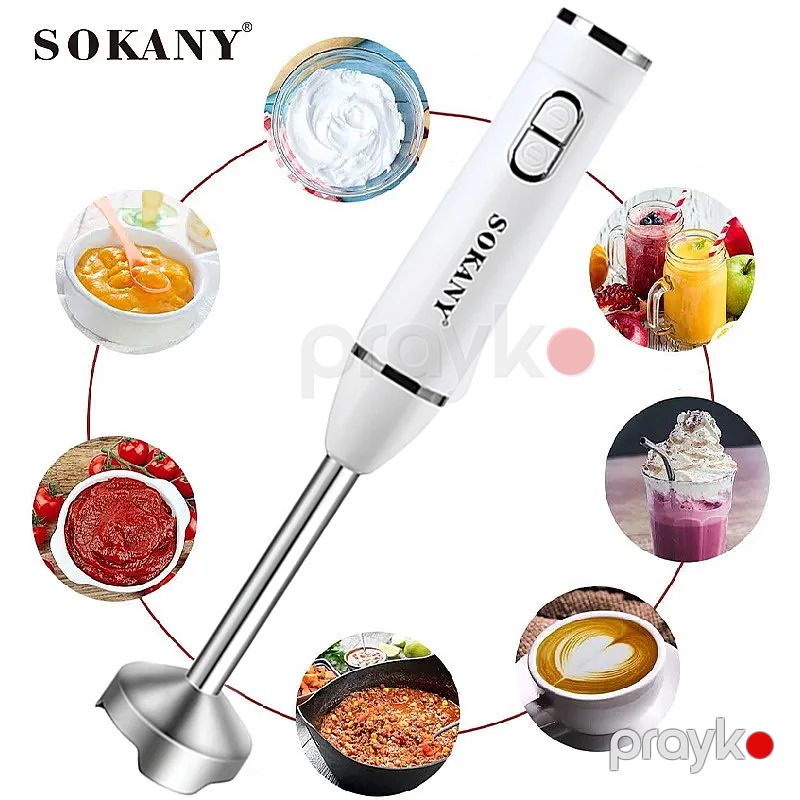 Sokany SK-DD-1805 Paslanmayan polad bıçaqlı 300 Vt gücə Malik Əl blenderi — Ev texnikası, Bakı (4)