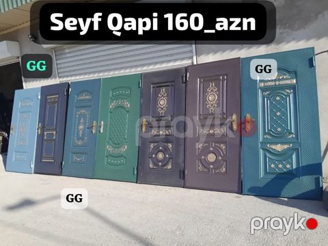 Seyf qapılar – 160 AZN - Material: metal konstruksiya, möhkəm çərçivə — Bakı
