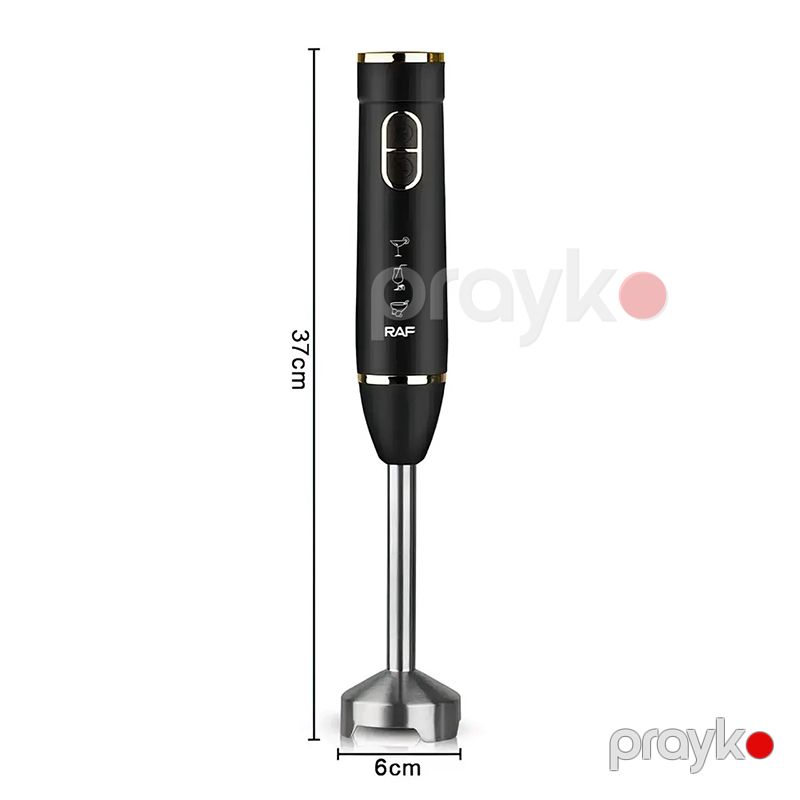 RAF R.313 Çoxfunksiyalı Elektrikli Əl Blenderi 2 Sürətli Mətbəx Blenderi 500W — Blenderlər, xırdalayanlar və mikserlər, Bakı (2)