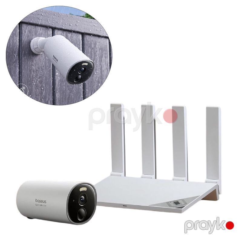 Baseus Security B1 Videomüşahidə Kamerası Outdoor Camera 2K Xarici Təhlükəsizlik Kamerası 145° Geniş Görünüş — Elektronika, Bakı (3)