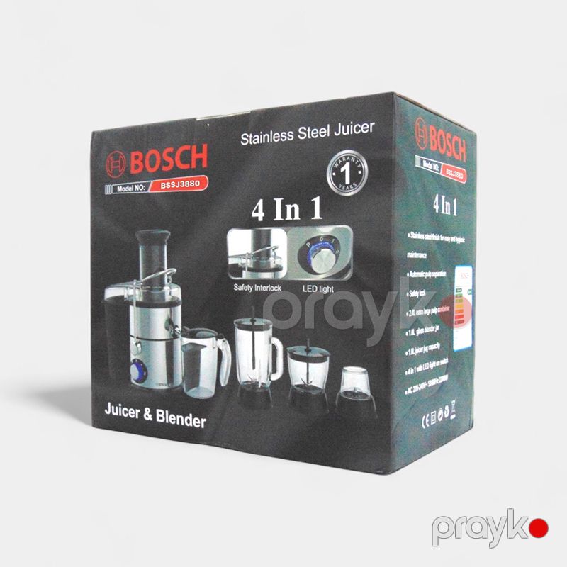Yüksək Keyfiyyətli Bosch Şirəçəkən 4-ü 1-də Çoxfunksiyalı Doğrayıcı Dəsti Qəhvəçəkən Başlıqlı Professional Şirəçəkən — Digər mətbəx texnikası, Bakı (6)