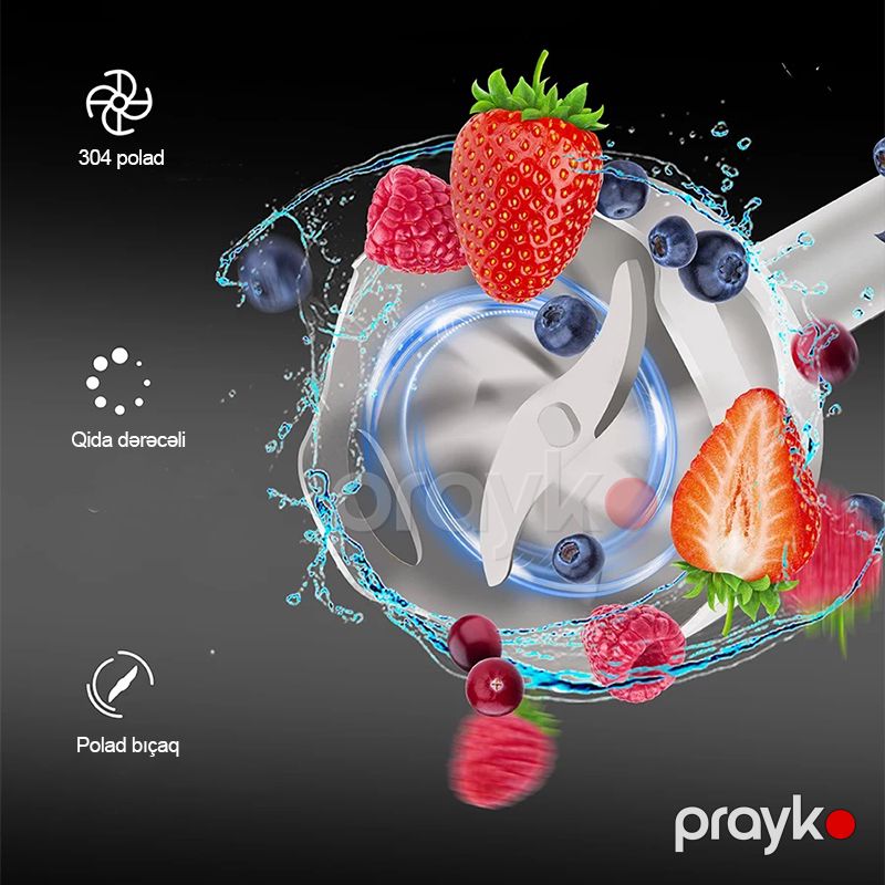Avınas 2-si 1-də Əl Blenderi Elektrikli Qida Qarışdırıcı 700ml Smoothie Blender Tərəvəz Meyvə Qarışdırıcı Əl Blenderi — Blenderlər, xırdalayanlar və mikserlər, Bakı (5)