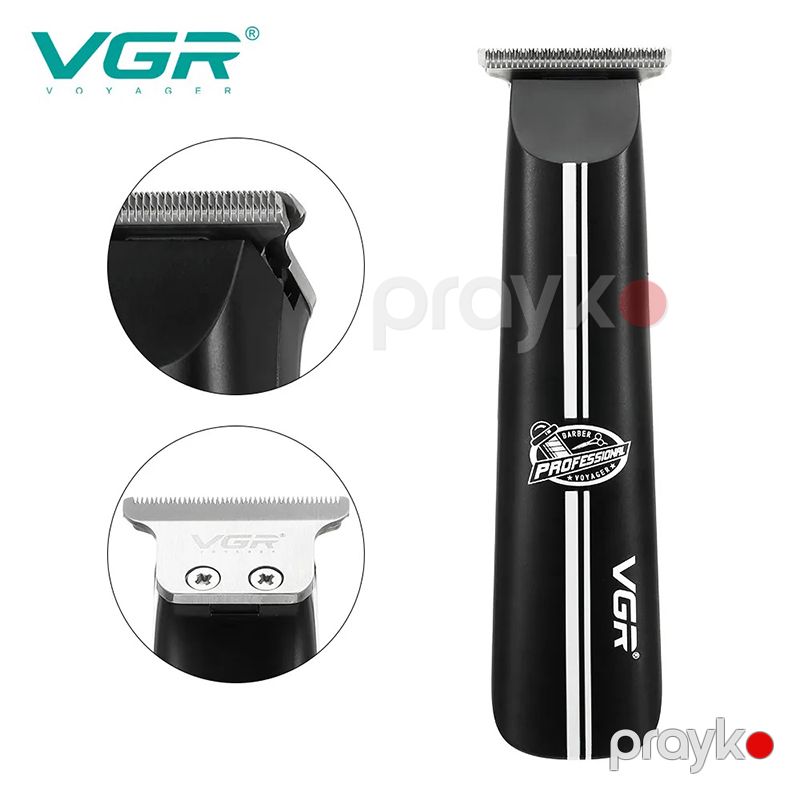 VGR 007 Kişilər üçün Professional Elektrikli Saç Kesmə Makinası USB Şarj Edilən Təraş Makası Metal Trimmer VGR V007 — Usturalar, trimmerler və epilyatorlar, Bakı (4)