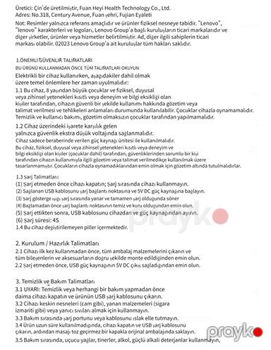 Lenovo Smart Çoxfunksiyalı Fassiya Massaj Tapançası — Gözəllik və sağlamlıq, Sumqayıt (8)