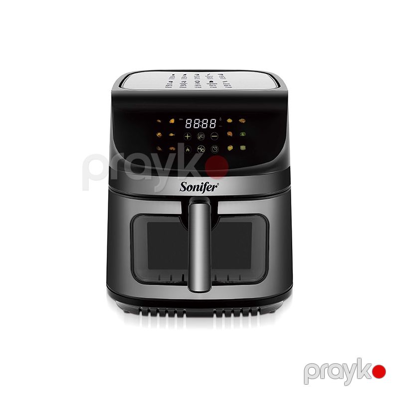Vizual Pəncərəli Rəqəmsal LED Ekranlı Sonifer SF-1040 Airfryer Yüksək Keyfiyyətli Böyük Tutumlu Elektrikli Hava Qızdırıcısı Fritöz — Digər mətbəx texnikası, Bakı (2)