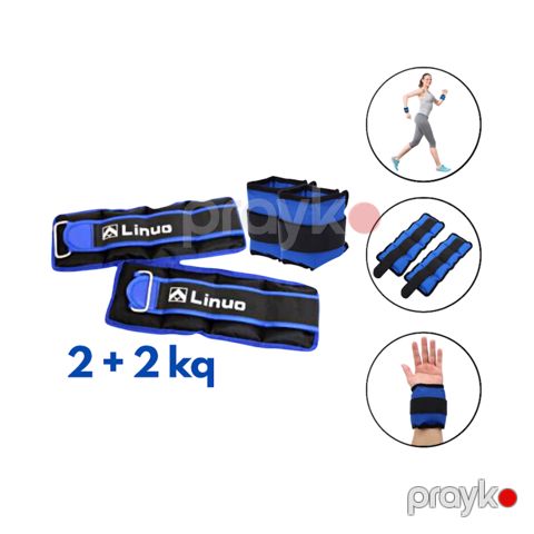Qollar və ayaqlar üçün yük 02125072, mavi, 32x12 sm, 2 kq, 2 əd — Bakı