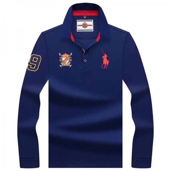Polo Legeno Paul pambıq trikotaj uzunqol kişi köynəyi — Men's clothing