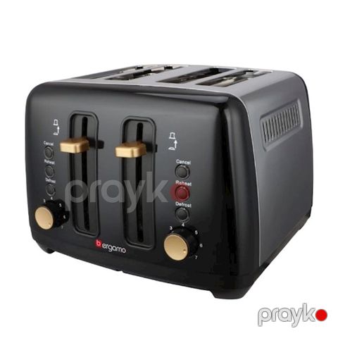 Bergamo BG-TM4808DSB Çörək Tosteri 800v güclü Toster — Bakı