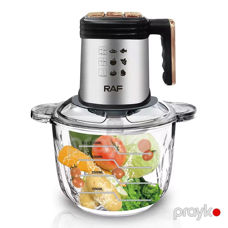 RAF R.3366 Çoxfunksiyalı Qida Prosessoru Doğrayıcı Yüksək Tutumlu 5L — Blenderlər, xırdalayanlar və mikserlər, Bakı (2)