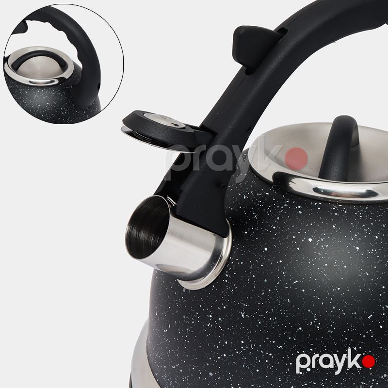 Çaydan Sonifer SF-2503 Kettle Sonifer Çaydanı 3,5 l, Fısıltılı Paslanmayan polad Qara mərmər Çaydan Fit Çalan Qəhvə Çaydanı — Çaynikler və qəhvə qabları, Bakı (3)