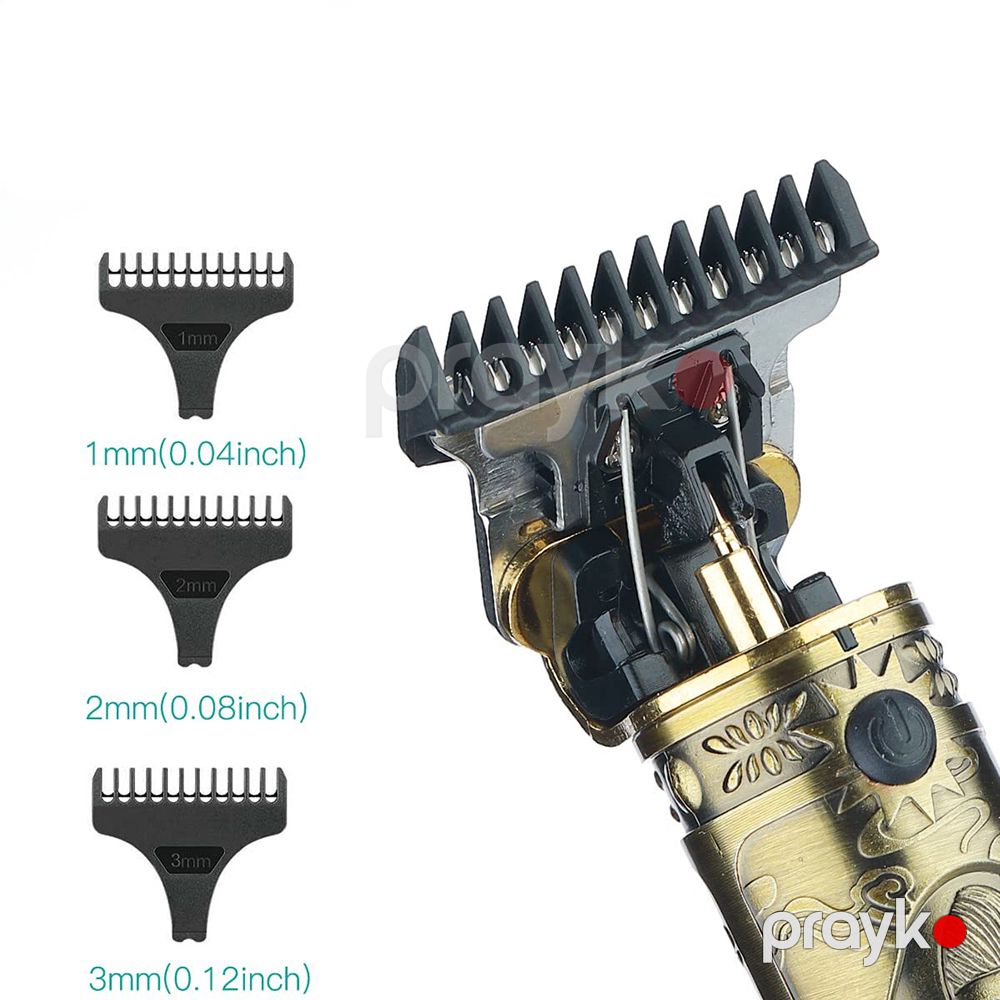 VGR V-085 Doldurulabilən Saç Kəsicisi, T-Bıçaqlı Trimmer, 3 Darağı Və Fırçası olan Simsiz Saç Qırxan Maşını — Usturalar, trimmerler və epilyatorlar, Bakı (5)