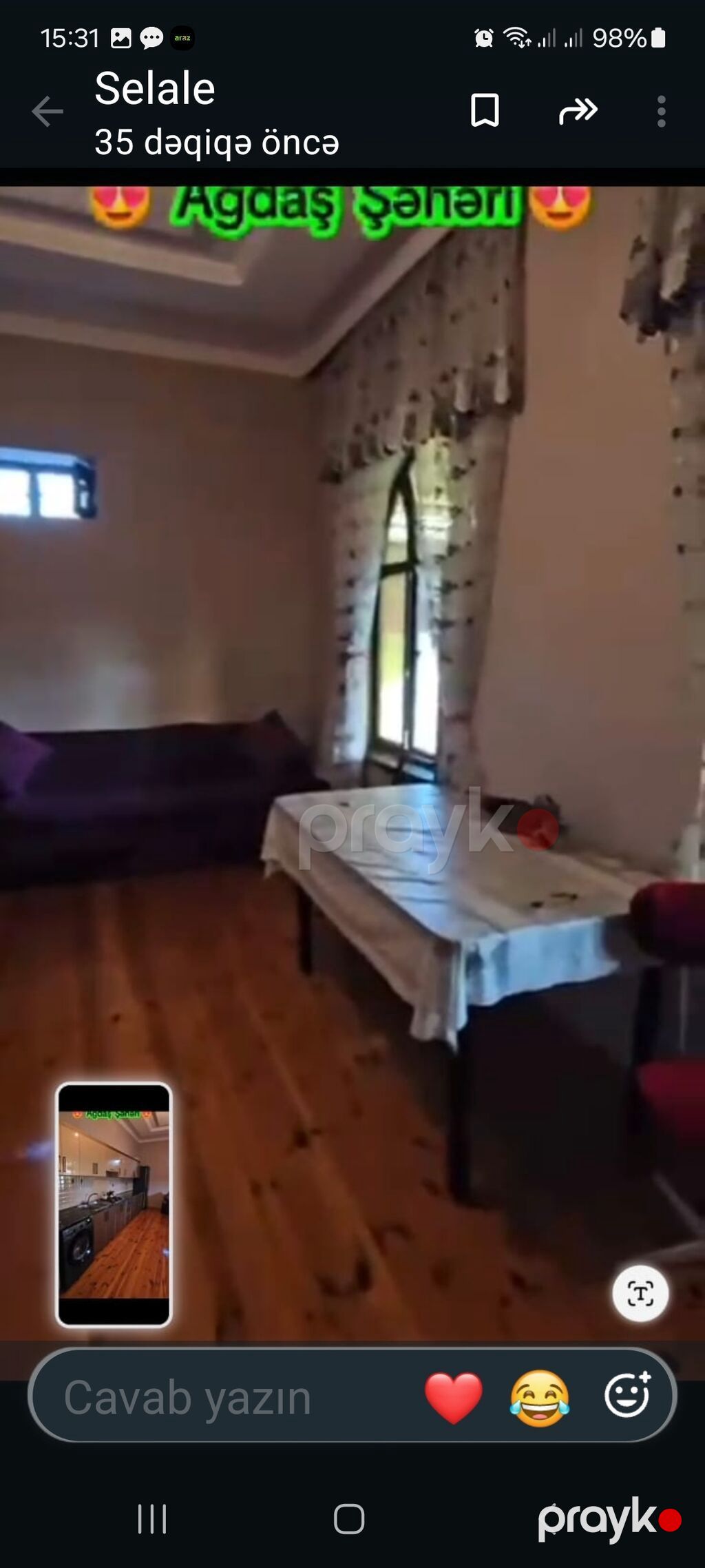 Satılır: 3 otaqlı mənzil/interyer Təsvir: - Geniş, işıqlı otaqlar — Mənzil, Bakı (7)