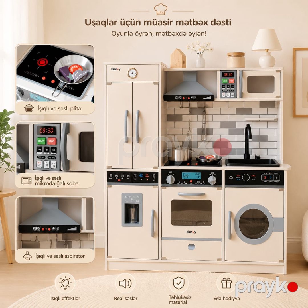 Peşə oyuncaq dəsti No brand, Mətbəx oyunu, 3-5 yaş, 6 ədəd — Mallar, Bakı (2)