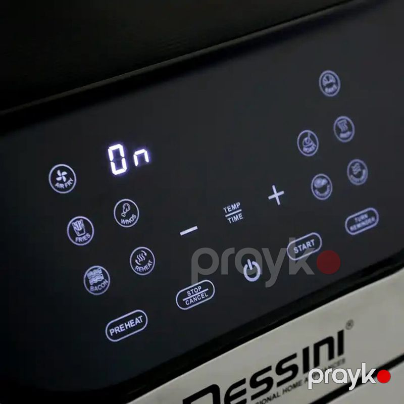 8L Tutuma Malik Dessini Rəqəmsal Air Fryer 1500W Gücündə Elektrik Yağsız Kvadrat Aerofritür Profesiional Ağıllı Rəqəmsal Ekran — Digər mətbəx texnikası, Bakı (3)