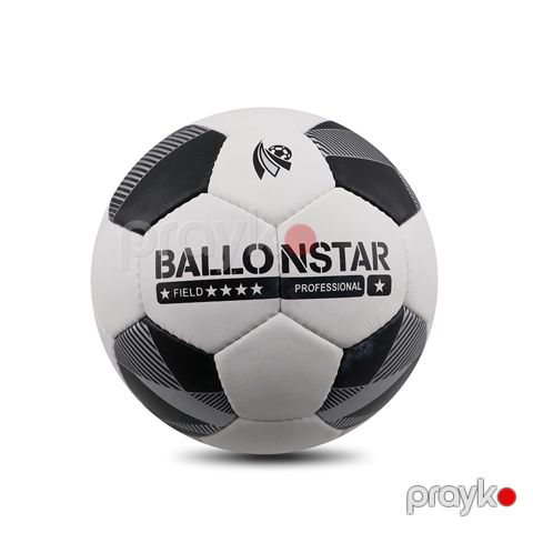 Futbol Topu 5 Nömrə Futbol Topu Ballonstar MAQ-152 Dəri Nomre 5 Ağ qara Futbol Topu N5 — Bakı