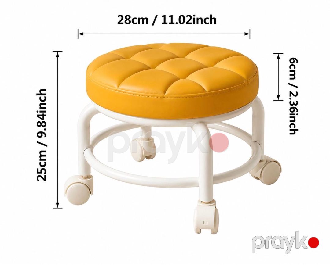 Taburet 13211955, plastik, narıncı, 30x30x25 sm — Mallar, Bakı (2)