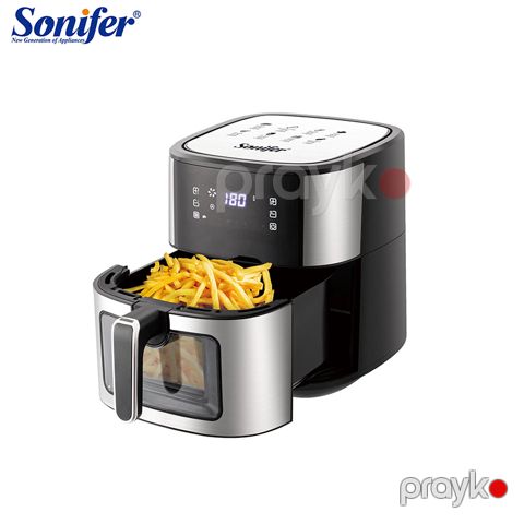 Sonifer SF-1036 Çoxfunksiyalı Elektrikli Qızardıcı Hava Fritöz Airfryer 1600W — Bakı