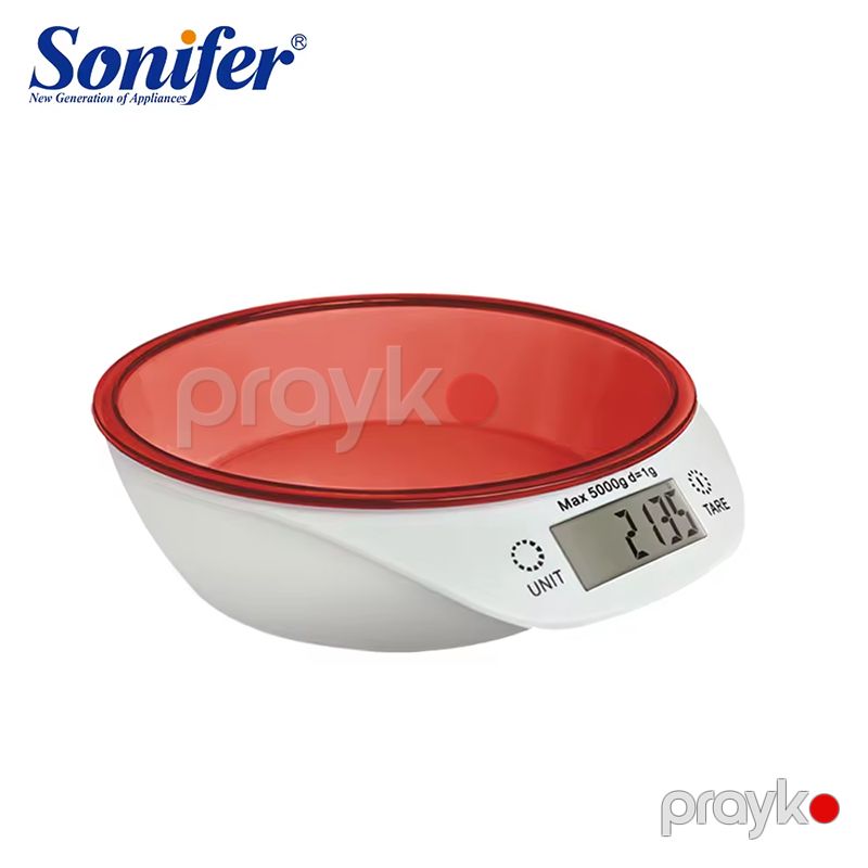 Sonifer SF-1924 Çoxfunksiyalı Mətbəx Tərəzisi Həssas Tərəzi Led Displeyli Tərəzi — Tərəzi, Bakı (5)