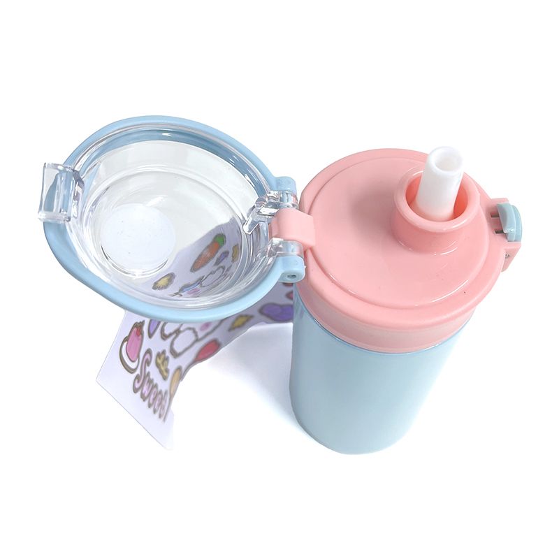 Uşaqlar üçün Termos 480ml 304 Paslanmayan Polad Termos 2D Karikatur Sticker ilə 4-5 saat — Termos və termoş, Bakı (6)