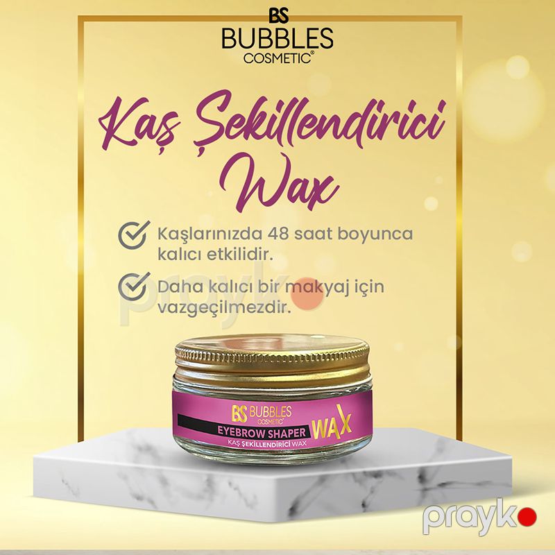 Bs Bubbles Cosmetic Qaş Şəkilləndirici Sabun Xanımlar Üçün Qaş Sabitləyici Bs Wax Eyebrow Shaper — Gözəllik və səhiyyə, Bakı (7)