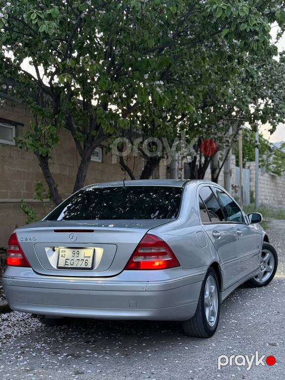 Mercedes C 320, 3.2 L, 2002 il, 340 450 km 99-EG-776 — Avtomobillər, Qəbələ (4)