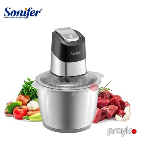 Sonifer SF-8135 2 Sürətli 400w paslanmayan polad Qida Prosessoru 2.7 litrlik Çoxfunksiyalı Doğrayıcı — Bakı