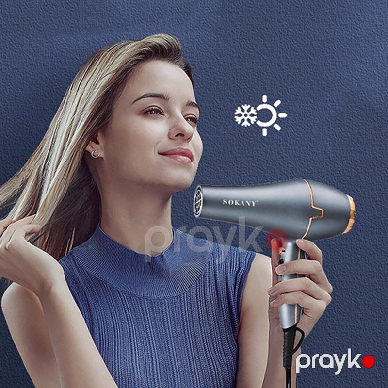 Sokany SK-8807 Çoxfunksiyalı Elektrikli Saç Feni Saç Şəkilləndirici Fen Hava Feni 2600W — Fən, Bakı (3)