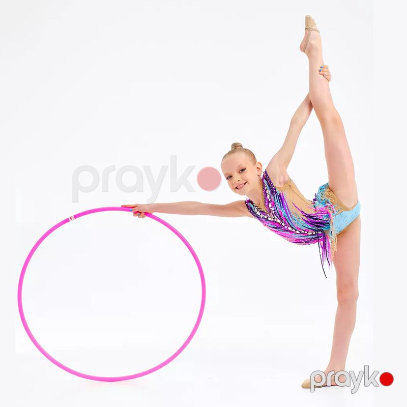 Gimnastika Üçün Obruch Plastik Material Hula Hoop Uşaqlar Üçün Rəngli Kiçik Ölçülü Gimnastik Kruq 50sm — İdman, hobi, istirahət, Bakı (5)