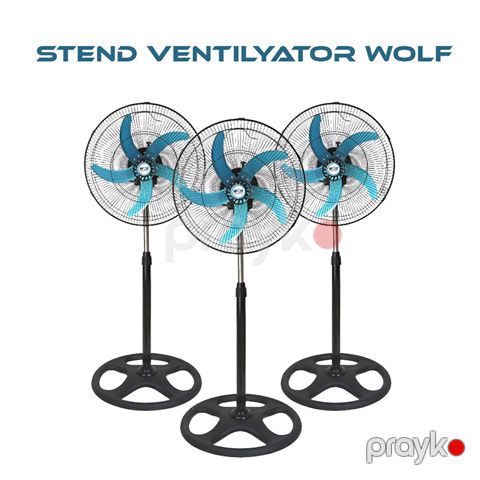 Ev üçün Stend Sərinkeş Ventilyator Wolf WF-5327 Elektrikli Döşəməüstü Fan Wolf Ventilyator — Bakı