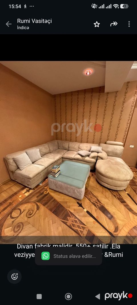 Divan fabrik malidir .550₼ satilir .Ela veziyyetdedi .Unvan Nesimi ray — Bakı