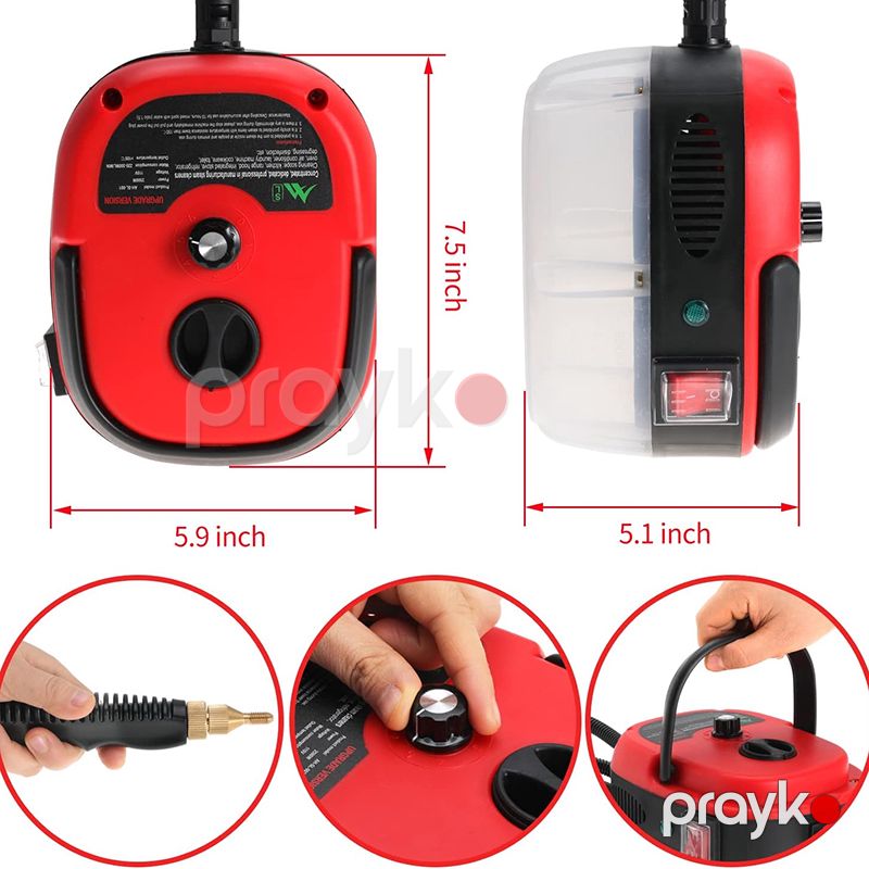 Buxar Təmizləyicisi 3 Fırçalı Portativ Yüksək Təzyiqli Təmizləyici Maşın 2500W — Tozsoran, Bakı (3)