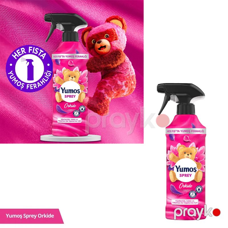 Yumoş Sprey 450 ML Orkide Çətin yuyulan əşyalar üçün "Yumoş" spreyi — Mallar, Bakı (5)
