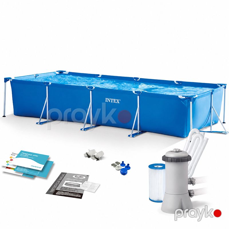 İntex 28274 Metal Frame Hovuz 450 220 84 sm — Hovuzlar, Bakı (3)