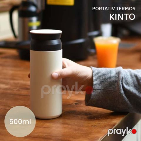 Travel Tumbler Kınto Termos Su Şüşəsi Yapon Paslanmayan Polad Termos 500 ml — Bakı