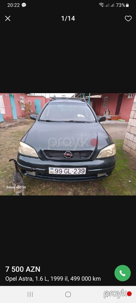 Opel Astra: 1.6 l 1999 il Universal — Mehdiabad