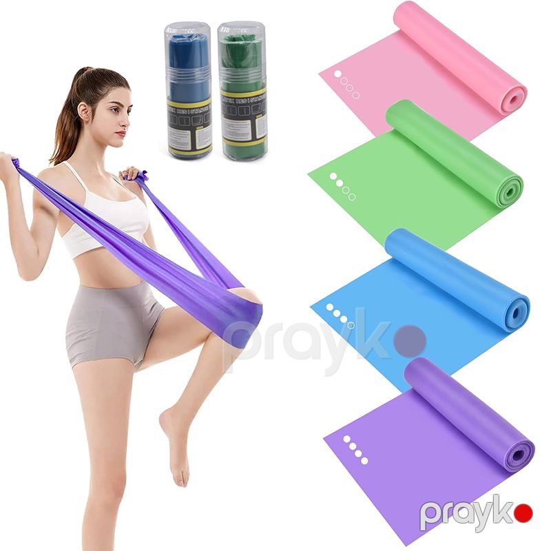 Pilates Yoga Müqavimət Bandı Davamlı Fitness Elastik Bands Müxtəlif Məşq Qrupları Üçün Elastik Band — Fitness və yoqa, Bakı (2)