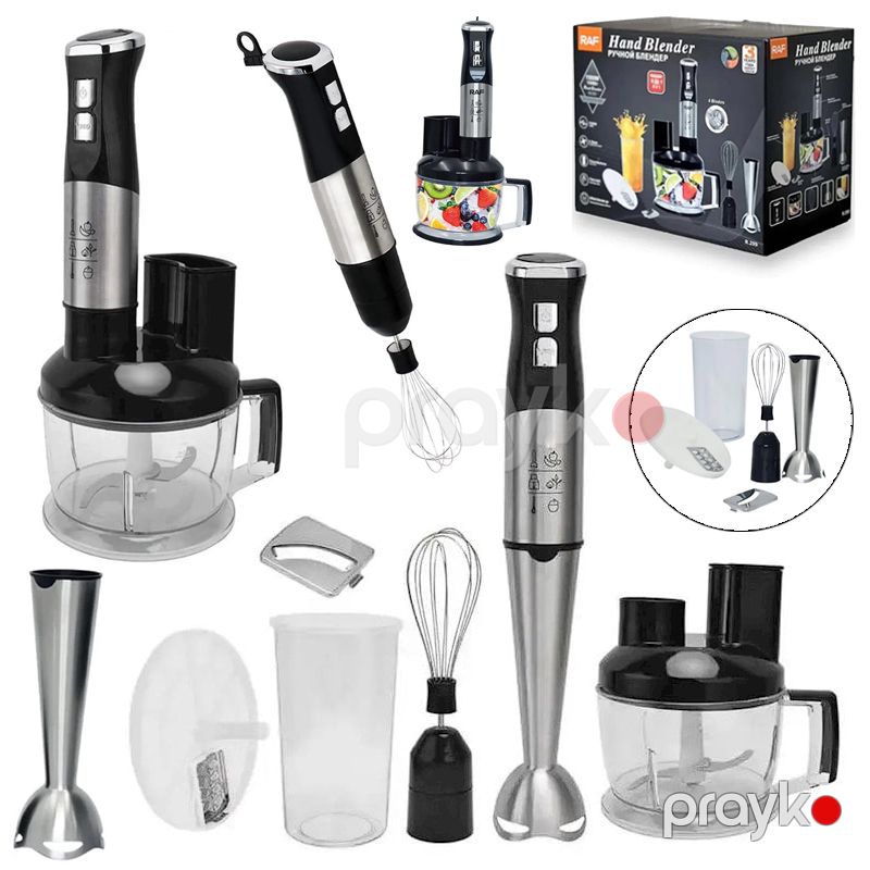 6-da 1-də Blender Dəsti RAF R.299 Qarışdırıcı, Doğrayıcı Əl Blenderi 1500 W Blender RAF R.299 — Blenderlər, xırdalayanlar və mikserlər, Bakı (5)