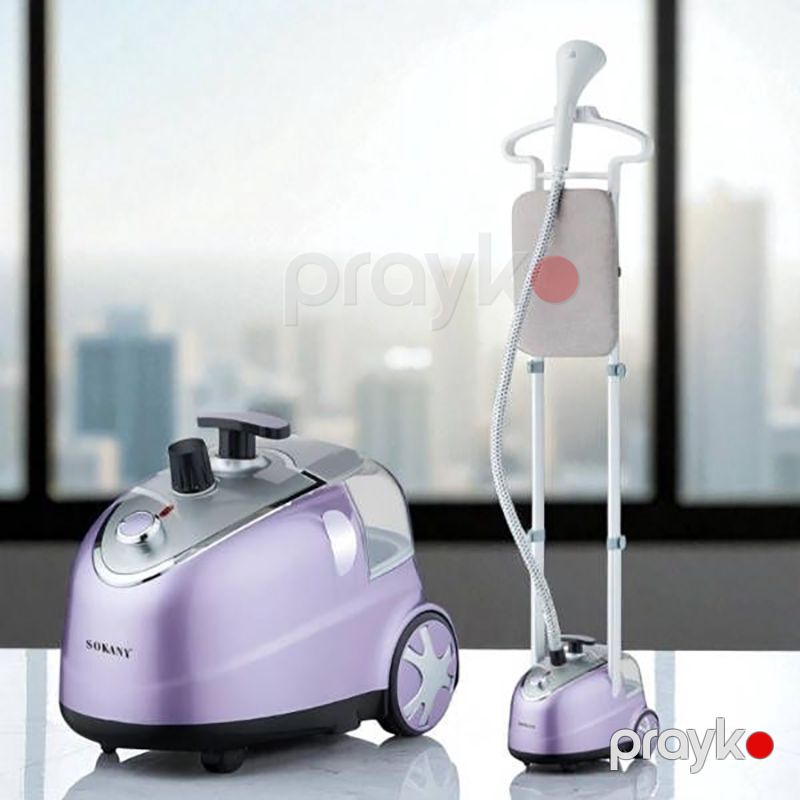 Sokany Stend Buxarlı Ütü 2 Litr 2000W Döşəmə üçün şaquli buxarlandırıcı SK-12007 Peşəkar geyim buxarlandırıcısı — Ev texnikası, Bakı (5)