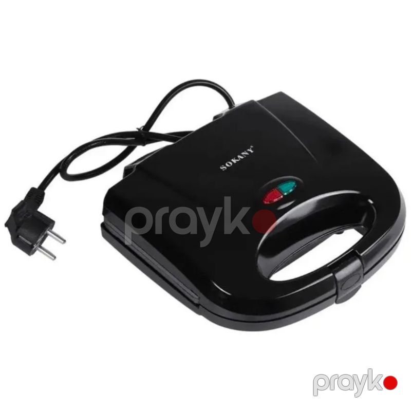 Sokany SK-08076 - Vafli Cihazı, Elektrikli Vafli Hazırlayıcı Toster Şirniyyat Tosteri, 750W Güc, Yapışmayan plitə — Toster və vaflyasıcı, Bakı (3)