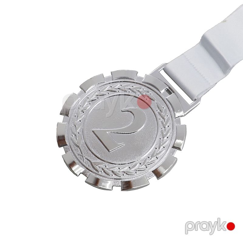 Müxtəlif Idman Oyunları üçün Ağ Lentli Medal 1ci 2ci 3cü Yerler Üçün Qızıl Gümüş Bürünc Medal Ağ İpli — İdman, hobi, istirahət, Bakı (2)