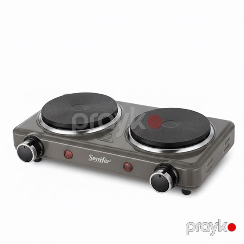 Sonifer SF-3068 - Elektrikli Masaüstü Soba 1000W Güc 2li Soba — Plitələr, Bakı (2)