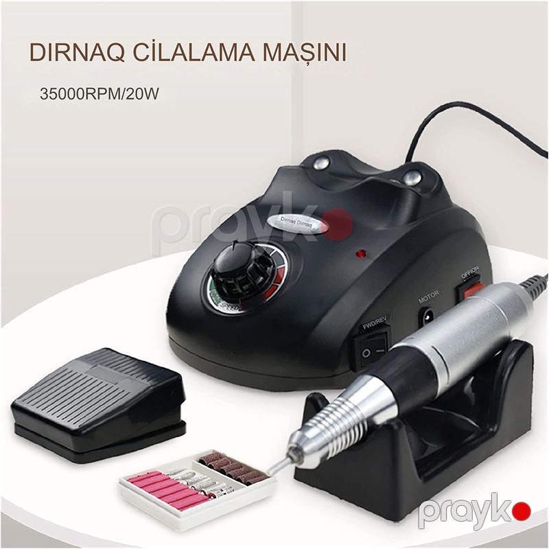35000RPM Çoxfunksiyalı Elektrikli Dırnaq Manikür Pedikür Dəsti Kütikül Bıçağı Manikür Pedikür Cilalama Avadanlığı Ev Salonda İstifadə Üçün — Gözəllik və səhiyyə, Bakı (6)