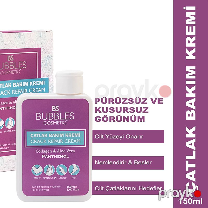 Bütün Bədən İstifadəsi Üçün Uygun Çatlara Qarşı Bitki Mənşəli Bs Bubbles Kosmetik Krem ​​150ml — Gözəllik və səhiyyə, Bakı (5)