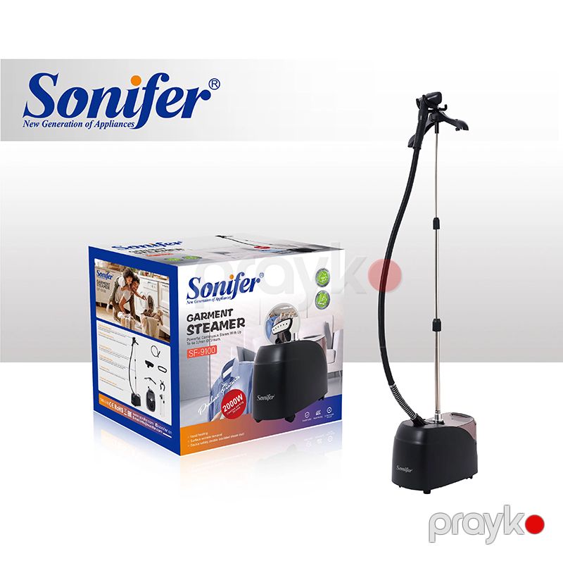 Sonifer SF-9100 Elektrikli Paltar Buxarlayıcı Asılqan İlə Buxar Ütü 2000W Gücündə — Ev texnikası, Bakı (4)