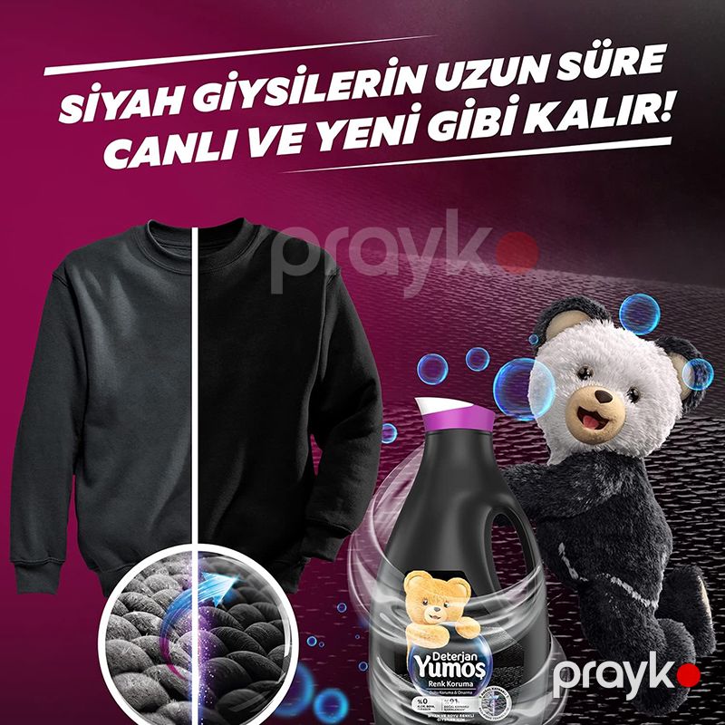 Qara Rəngli Geyimlər Üçün Yumoş Maye Deterjan Rəng Yeniləmə Texnologiyası İlə Yumoş Yuyucu Maye — Mallar, Bakı (3)