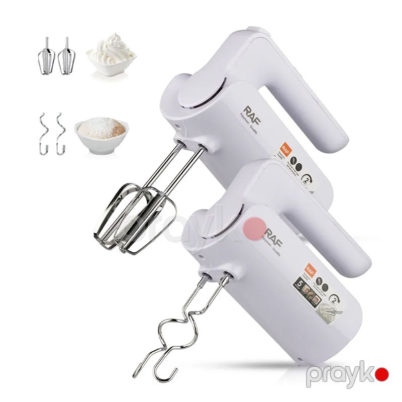 RAF Çoxfunksiyalı Mini Elektrikli Yumurta Çırpıcı Əl Mikseri Yüksək Güclü 800W — Blenderlər, xırdalayanlar və mikserlər, Bakı (4)