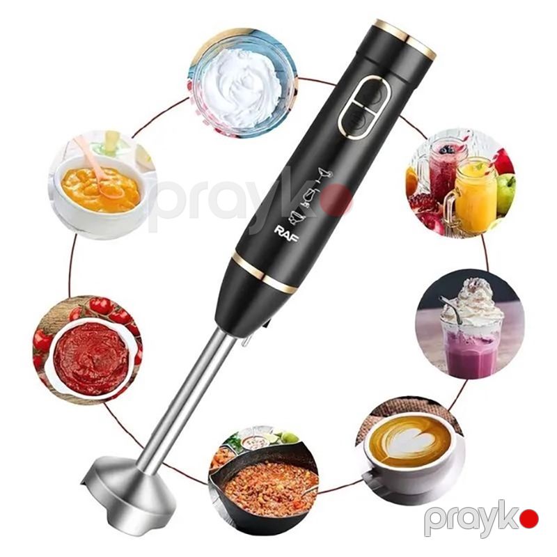 Buz Əzmə Funksiyasyla 2 sürətli RAF Əl Blenderi 800 Vt Səmərəli Portativ Mətbəx Blenderi RAF R.320B — Blenderlər, xırdalayanlar və mikserlər, Bakı (3)