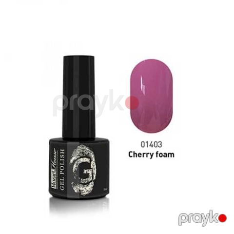 Gel-lak Mozart House "Садовые розы" 01403 Cherry foam, 10 ml — Bakı